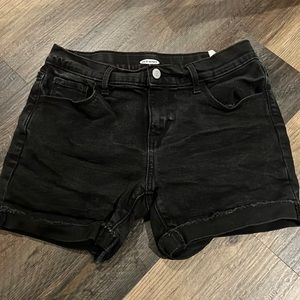 Old navy girls 16 black shorts